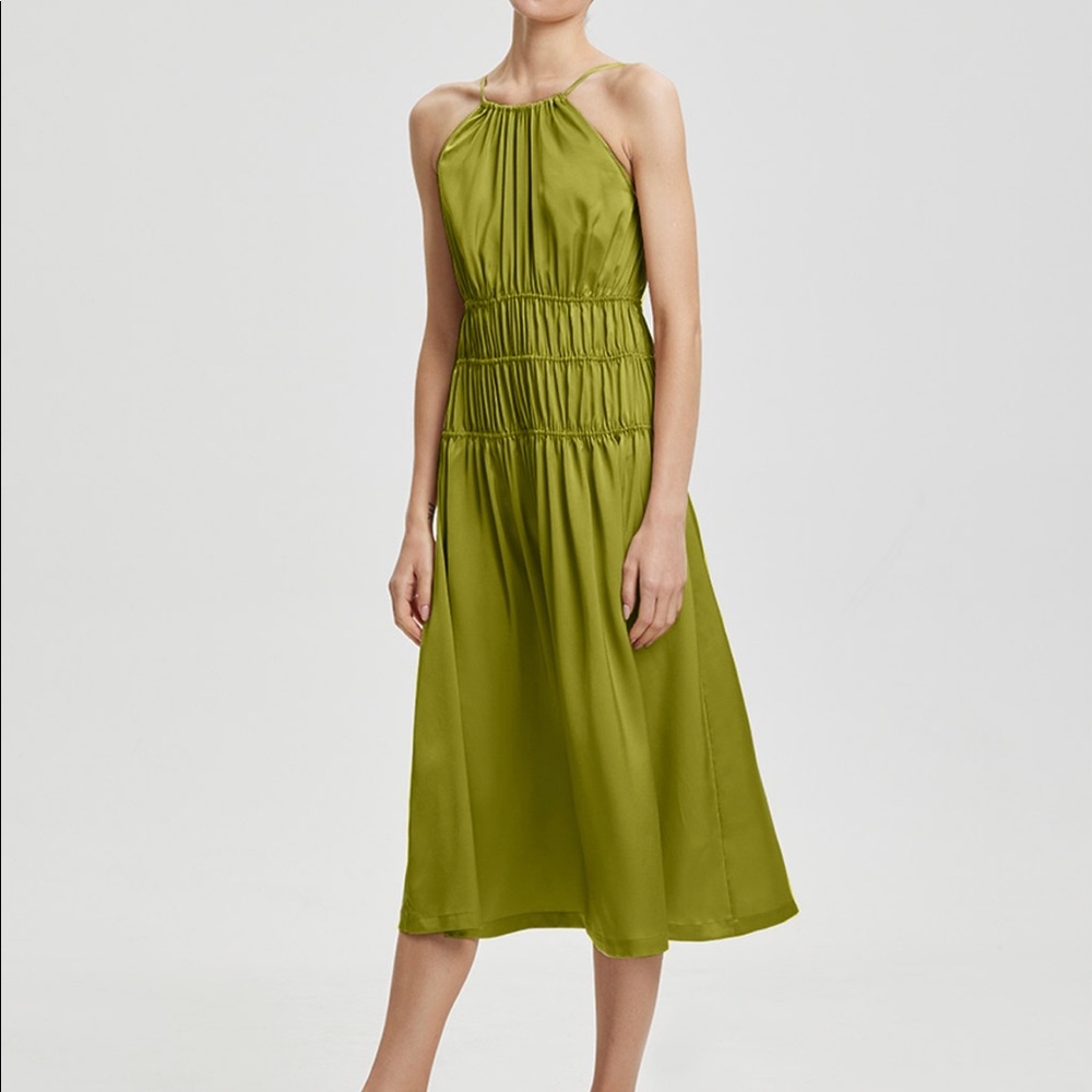 NEW WITH TAGS. Lattelier Gathered Slip Dress